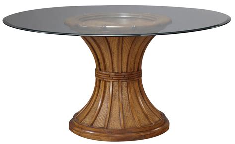 Dining Tables | Dining table bases, Glass dining table, Wood pedestal table base