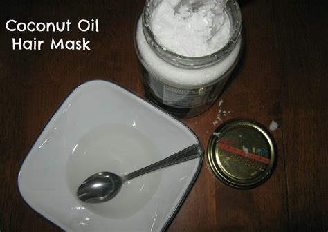 Super Easy Coconut Oil Hair Mask