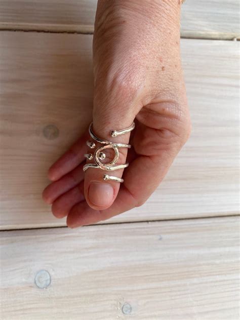 Thumb IP joint ring splint sterling silver thumb brace | Etsy