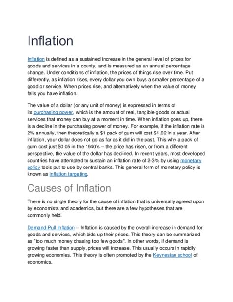 (DOC) Inflation | Roselyn Malicudio - Academia.edu