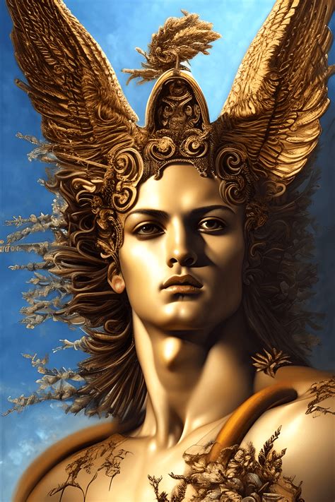 Portrait of Masculine Statue of Apollo in Greek Mythology · Creative ...