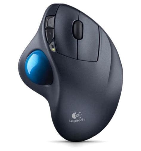 Logitech Wireless Mouse Cordless Track Ball PC Mac Trackball Ergonomic ...