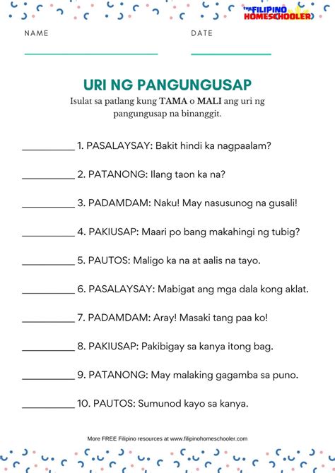 Uri Ng Pangungusap Ayon Sa Anyo Worksheet Bahagi Naibenta | My XXX Hot Girl