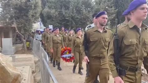 Eretz Israel on Twitter: "The funeral of murdered @IDF soldier, Ido Baruch, took place today ...