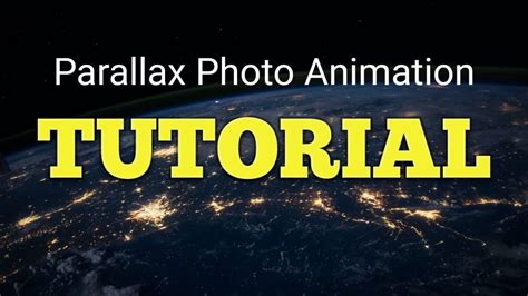 PhotoVibrance Parallax Photo Animation Tutorial