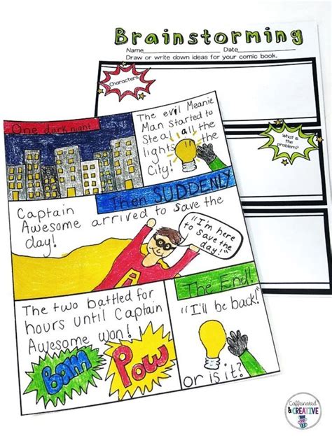 Comic Book Writing is a fun and creative way to teach your students the ...