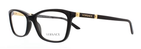 VERSACE Eyeglasses VE3186 GB1 Black 54MM 200117922169 | eBay