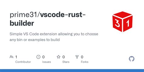 GitHub - prime31/vscode-rust-builder: Simple VS Code extension allowing ...