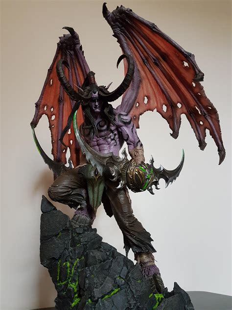 My new Illidan statue!! : r/wow