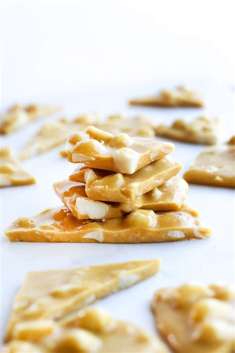 Easy Salted Macadamia Nut Brittle Recipe