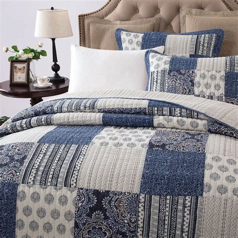 blue white dark blue patchwork quilt ile ilgili görsel sonucu ...