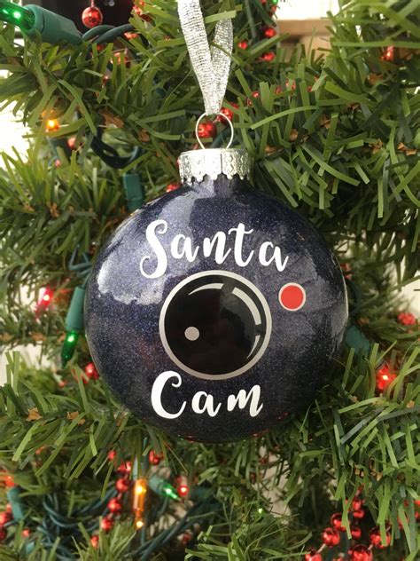 Santa Cam Ornament Santa Spy Camera Christmas Ornament | Etsy