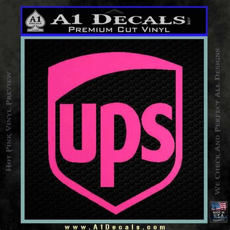 UPS Decal Sticker SH » A1 Decals