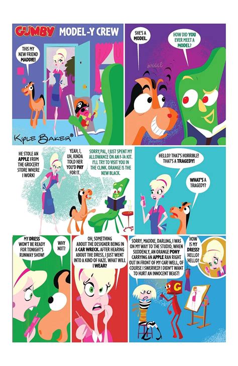 Here's A Preview Of The New Gumby Comic, That's Right, We Said The New ...