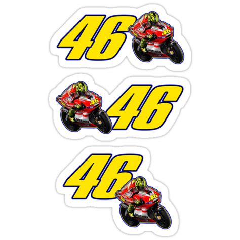 free moto gp: Valentino Rossi Stickersstickers Ilmagatpscs2redbubble