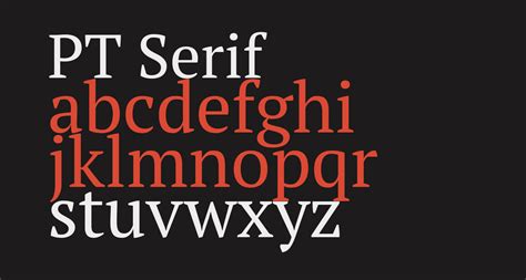 PT Serif free Font - What Font Is