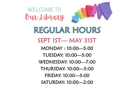 Our library hours are... - Monroe County District Library | Facebook