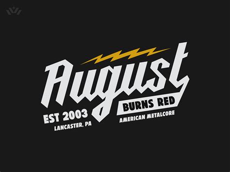 AUGUST BURNS RED • Merch by Nick Stewart on Dribbble