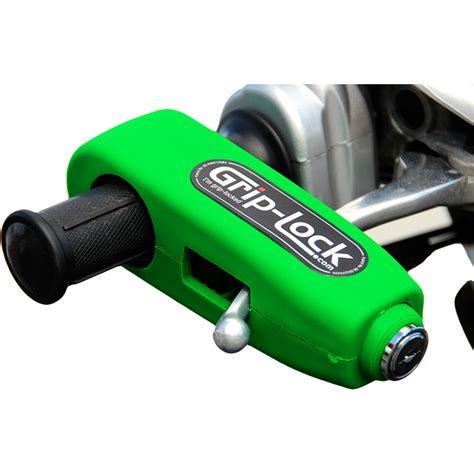 Grip-Lock Green Handlebar Grip Lock at MXstore