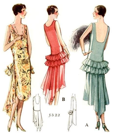 1929 fashion plate -pleats in the back | Fashion, Fashion history, 1920s fashion