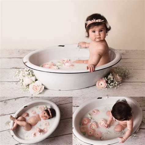 Baby Floral Milk Bath - JESS ELAINE PHOTOGRAPHY www ...