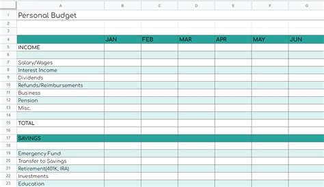 10 Best☝️ Free Google Sheets Personal Budget Templates (& How to Make ...