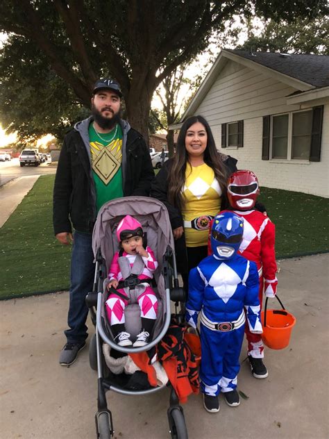 Power Ranger Family | Power rangers costume, Power rangers, Family ...