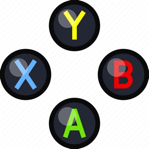 Buttons, console, controls, gamer, play, xbox, yumminky icon