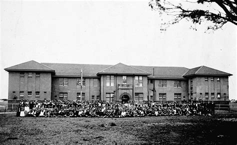 Teachers and pupils outside the Oakleigh South State School, 1934 - a photo on Flickriver