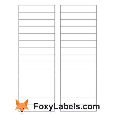 Avery 8593 Template Google Docs & Google Sheets | Foxy Labels