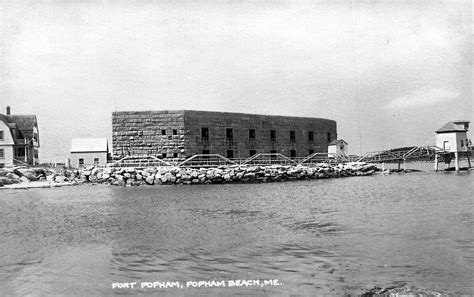 Popham Beach ME Fort Popham Lighthouse Real Photo Postcard | United States - Maine - Other ...