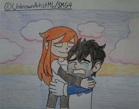 Meggy Comforts SMG4 by UnknownArtistML on DeviantArt