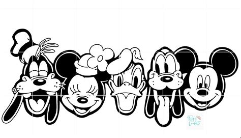 Mickey & Friends SVG/PNG | Etsy