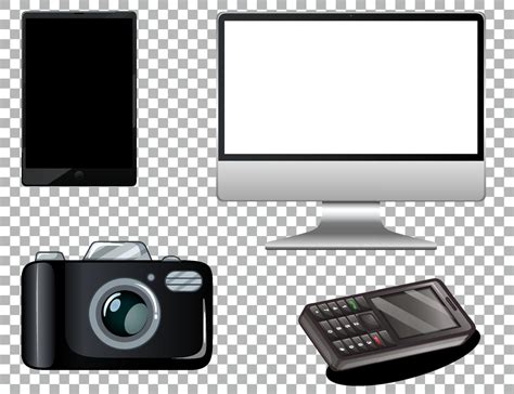 Set of gadgets isolated 1945754 Vector Art at Vecteezy