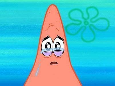 Patrick Star Sad Face