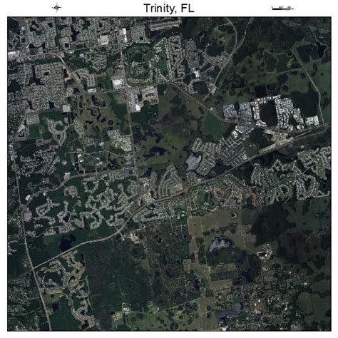 Aerial Photography Map of Trinity, FL Florida