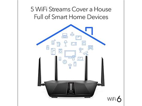 NETGEAR RAX43 Nighthawk 5-Stream AX5 WiFi 6 Router