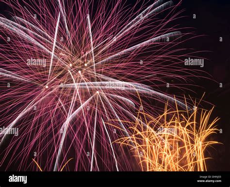 Lord Mayor's fireworks display in London UK Stock Photo - Alamy