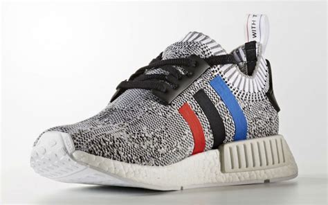 adidas NMD Primeknit Red White Blue Three Stripes - Sneaker Bar Detroit