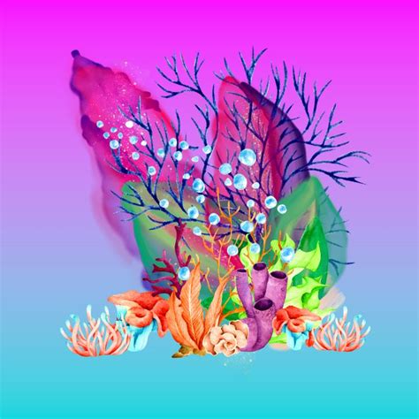 Coral Cove - Tina Mitchell Art - Digital Art, Landscapes & Nature, Beach & Ocean, Underwater ...