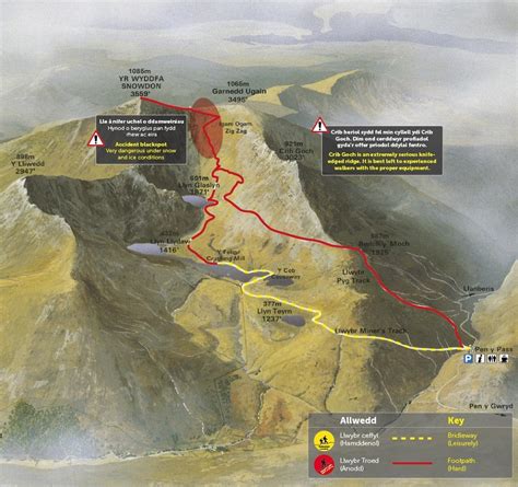 Yr Wyddfa (Snowdon) - Your Guide to the Six Walking Routes to the ...