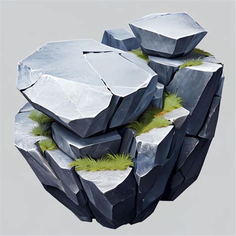 Premium AI Image | Stone model for game ideas or jewelry design