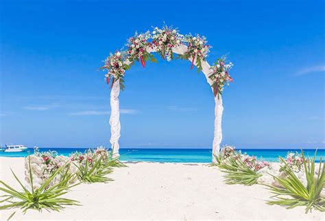 Photography Backdrops Beautiful Beach Wedding Background For Photo ...