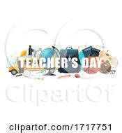 Desk with Gifts and a Chalkboard on Teachers Day Posters, Art Prints by - Interior Wall Decor ...