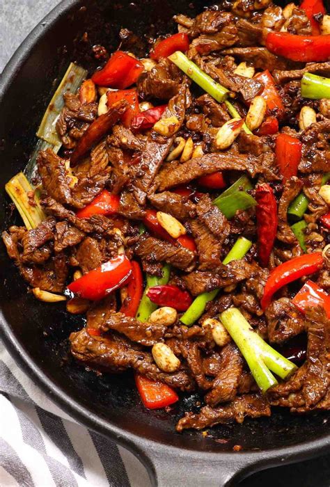 Kung Pao Beef {Szechuan Style} - TipBuzz