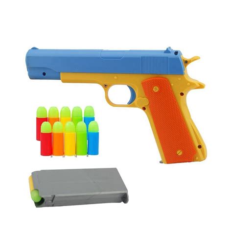 Toy Gun - Brand New 1:1 Scale Colt 1911 Rubber Bullet Pistol- Buy ...