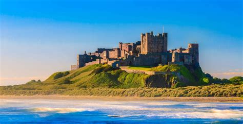 Which El Cid film scene(s) is Bamburgh Castle featured? When does it appear in the film and for ...