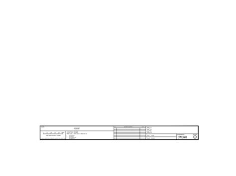 Autocad Title Block Template A3