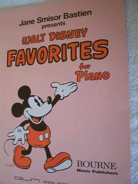 GP28 - Walt Disney Favorites for Piano (Music Through The Piano): Jane ...