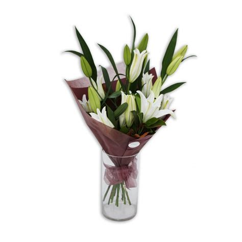 White Oriental Lily Bouquet Perth | Oriental Lilies Perth